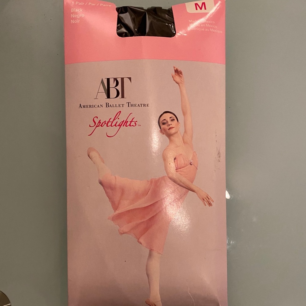 BNIB Black Ballet Tights sz M